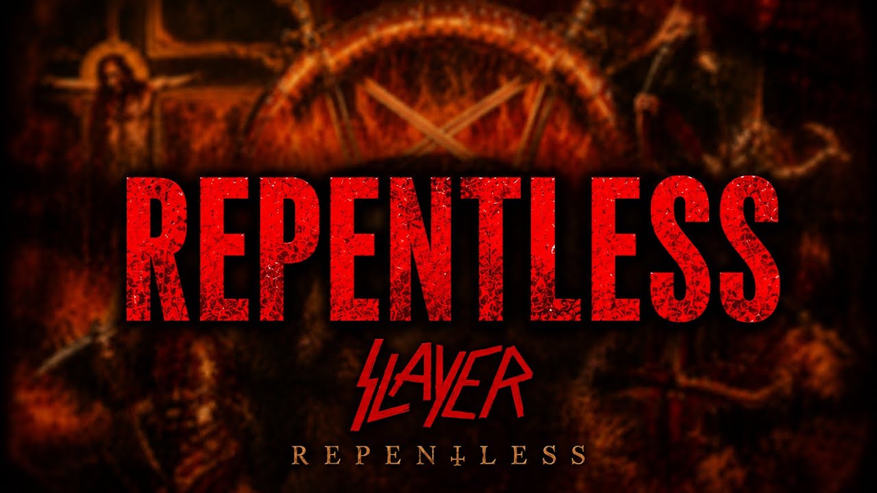 Slayer - Repentless (Lyrics on Screen Video 🎶🎸🥁)