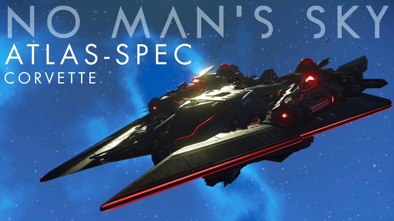 [No Man's Sky] Корвет в стиле Атласа, построенный с использованием деталей из последнего обновления