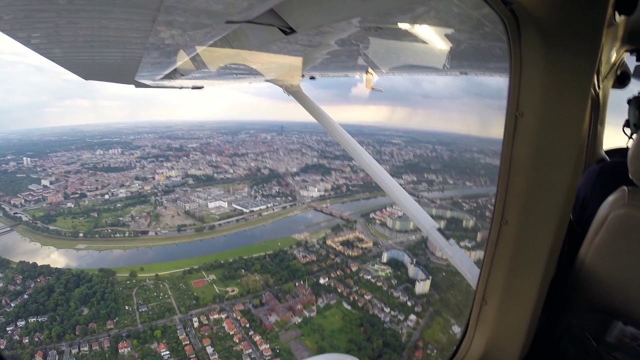 VFR flight from Szczecin to Wroclaw