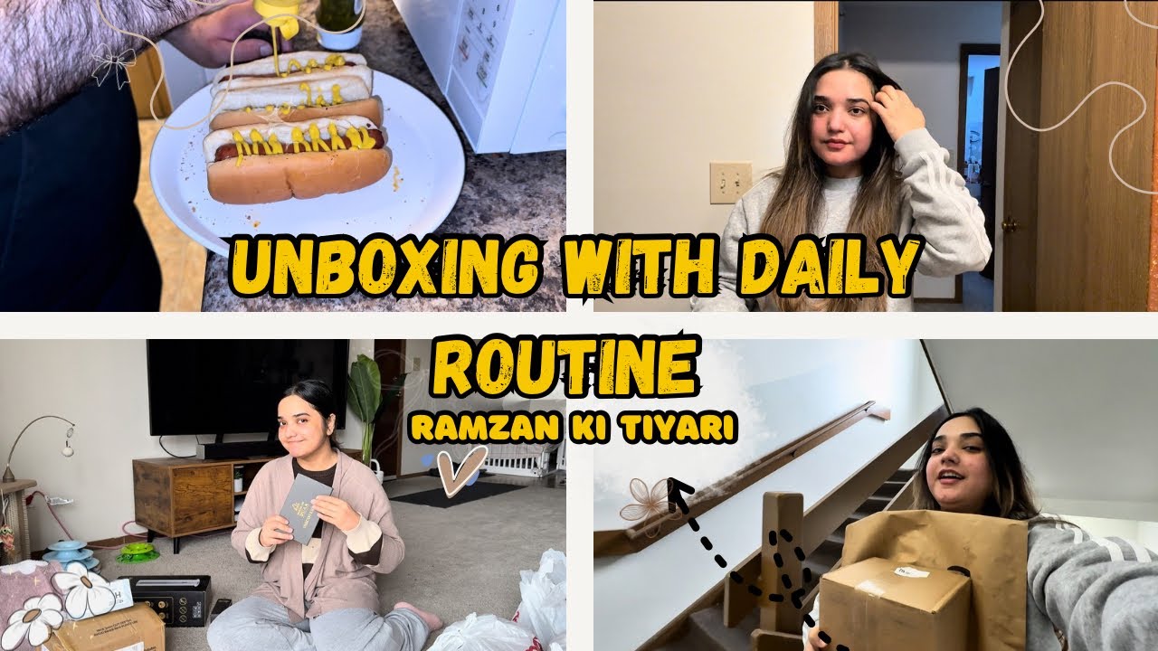 TEMU Haul | Ramzan ki Decorations ki UNBOXING 📦 | What I Cook for the day🤣 | Daily Routine 