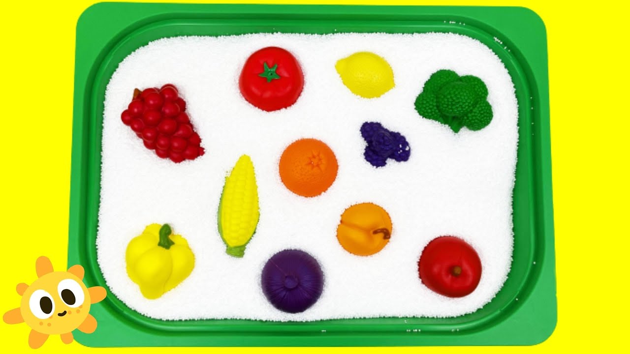Φρούτα και Λαχανικά | Πλαστικά Παιχνίδια | Βίντεο για μικρά παιδιά