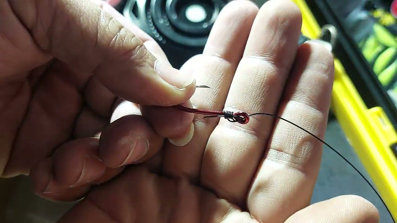ผูกเบ็ดด้วยสลิงอีกแบบที่ใช้บ่อย #ตกปลา #fishing #fish #review #travel #สอนผูกเบ็ด