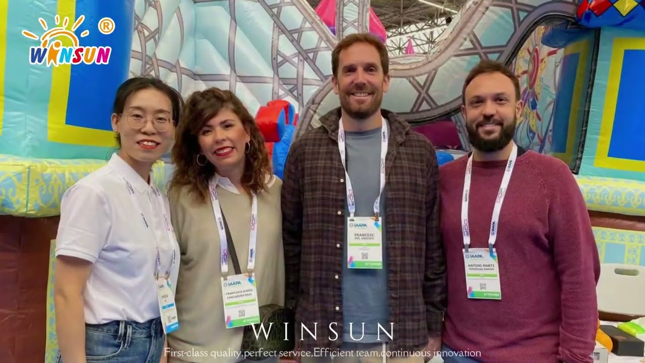 WINSUN Inflatables IAAPA Expo Europe 2024 the Netherlands