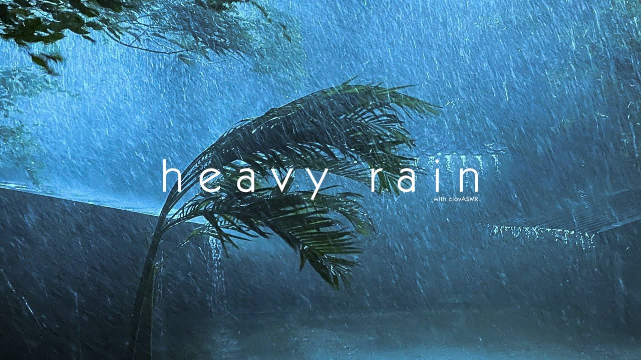 ⚡Sleep Hypnosis Within 3 Minutes to Fall Asleep Fast with Heavy Rain & Thunder at Night.
