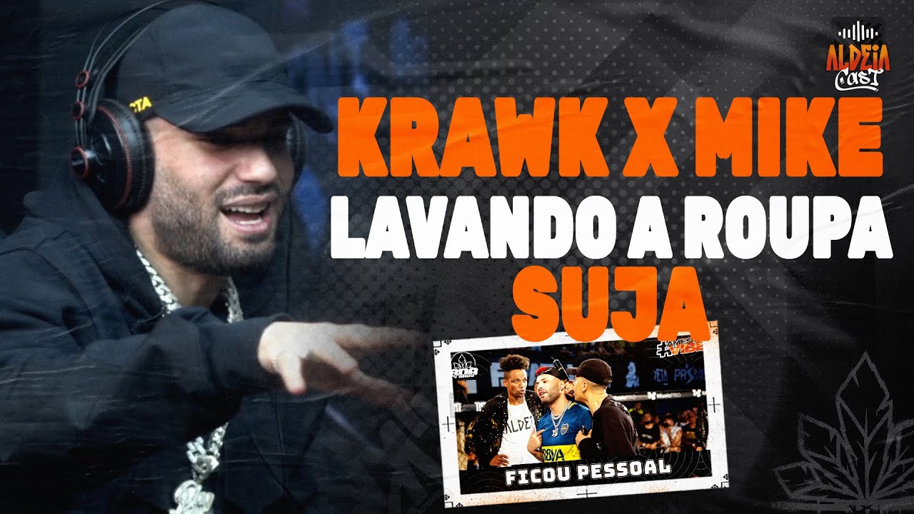 KRAWK REAGINDO A BATALHA CONTRA O MIKE | ALDEIA CAST #25