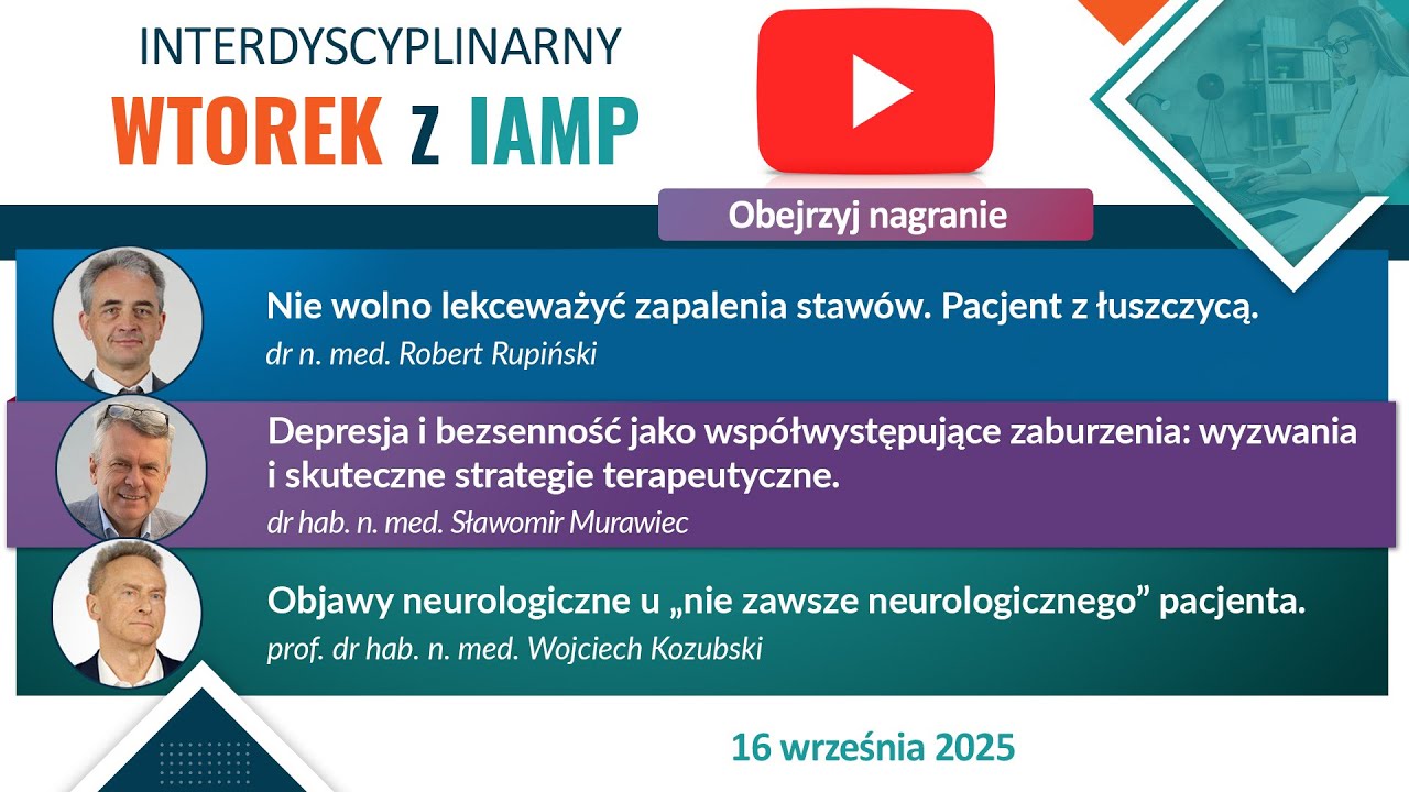 Interdyscyplinarny Wtorek z IAMP 16.09.2025