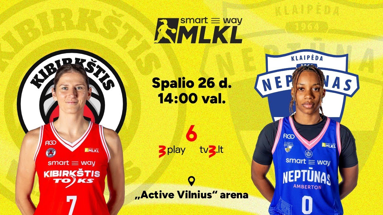 Open &bdquo;Smart Way&ldquo; MLKL: Vilniaus &bdquo;Kibirk&scaron;tis-TOKS&ldquo; &ndash; Klaipėdos &bdquo;Neptūnas-Amberton&ldquo;