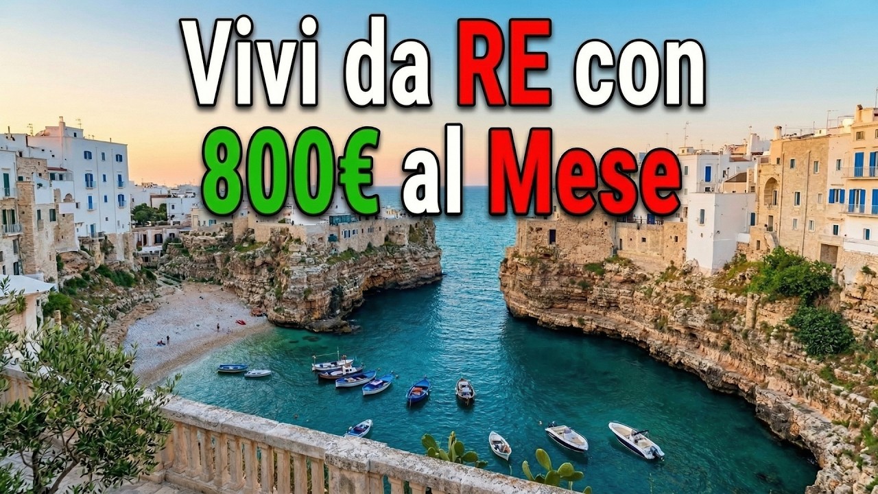 10 Citt&agrave; di MARE ITALIANE dove vivi da RE con meno di 800&euro; al mese