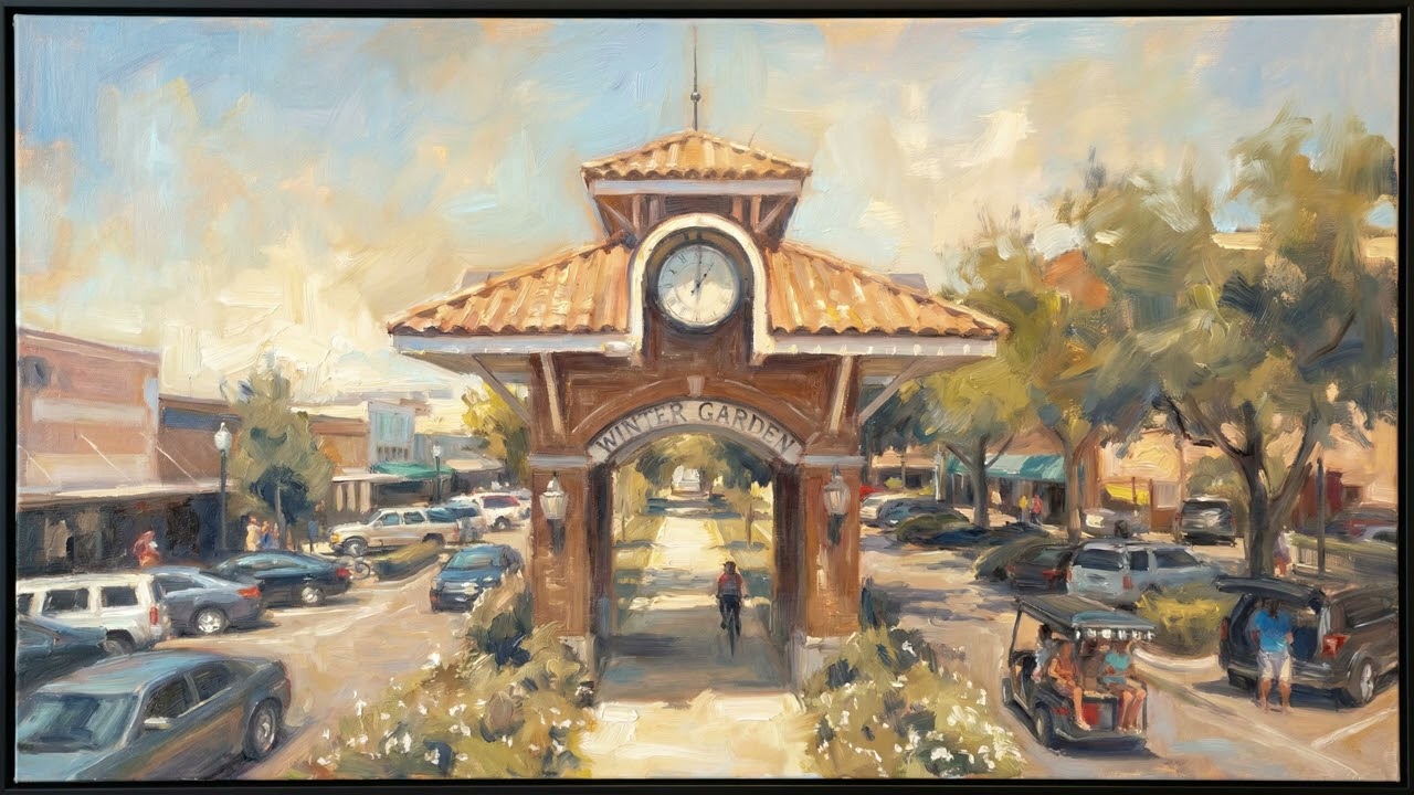 Framed Painting for TV | Cozy Frame Art for Home (No Audio)
