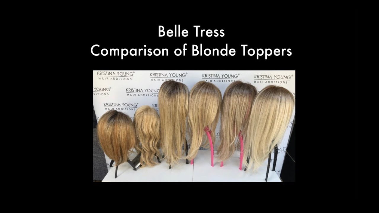 Belle Tress - Comparison of Blonde Toppers