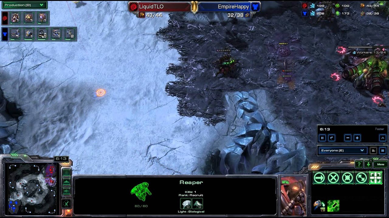 HD Starcraft 2 TLO v Happy ZvT g3