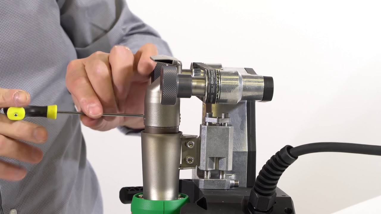 Wymiana rolek dociskowych silikonowych na rolki stalowe 15 mm Leister UNIDRIVE 500