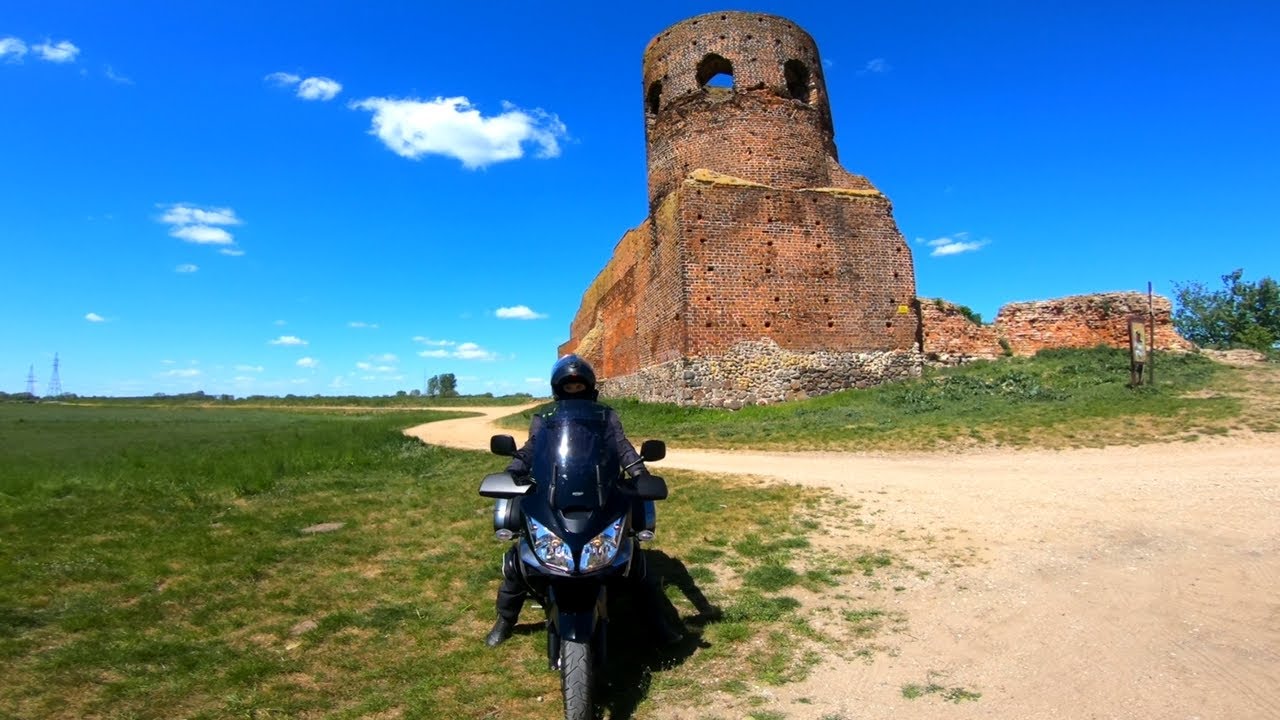 Moto urbex -  Ruiny zamku w Kole & wieża widokowa Paprotnia