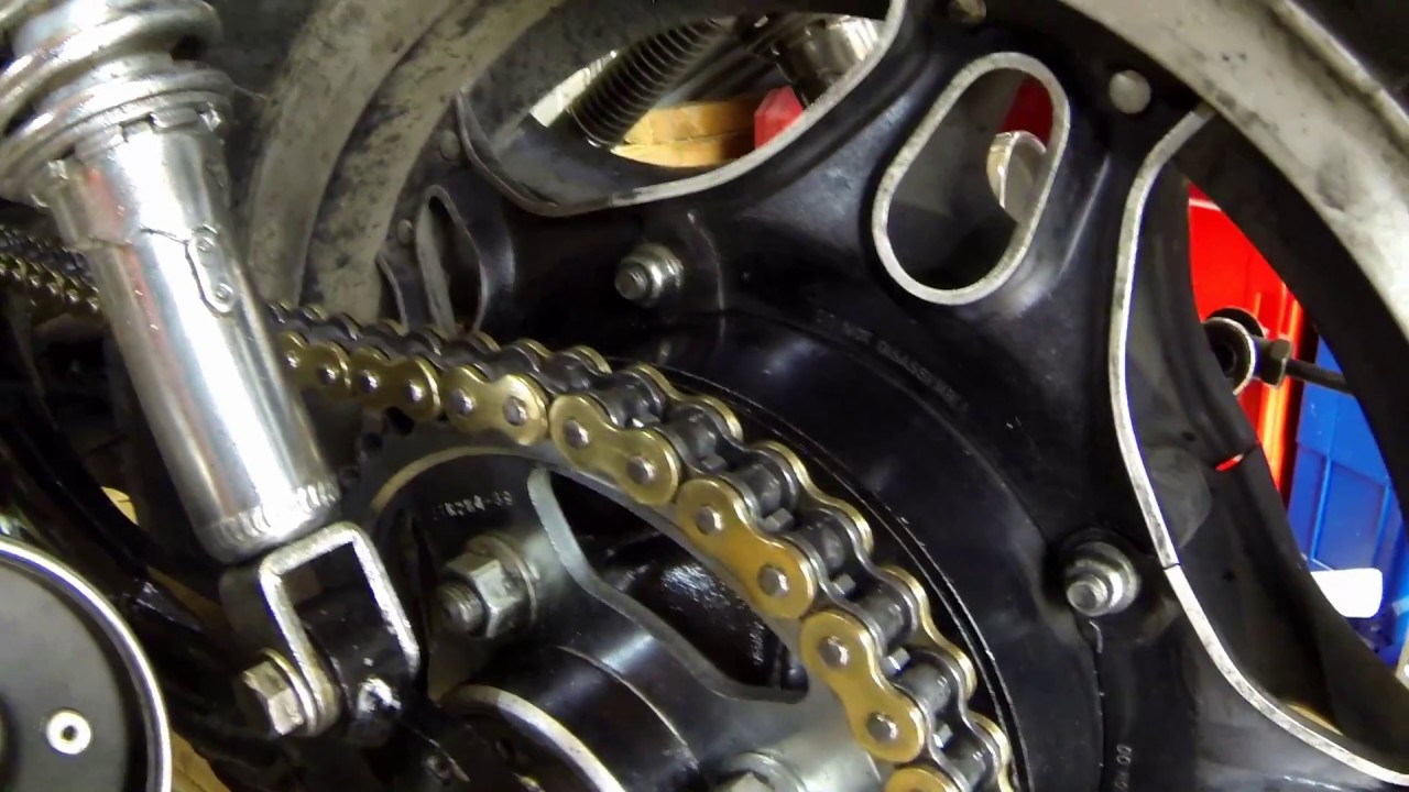 Jak čistit a mazat řetěz na motorce, asi milion první video na toto téma