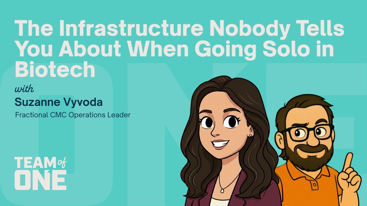 SE01E23 The Infrastructure Nobody Tells You About When Going Solo in Biotech | Suzanne Vyvoda