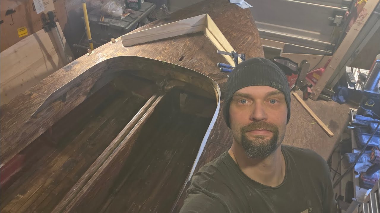 Coaming part 2 sailing dingy build