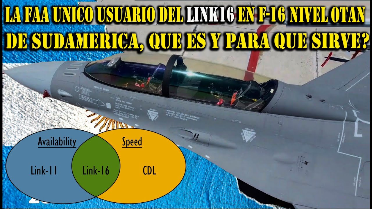 🇦🇷 👉 SOLO LOS F-16 ARGENTINOS CUENTAN CON EL LINK-16 NIVEL OTAN