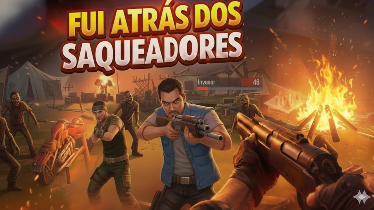 FUI ATRAS DE SAQUEADORES E GANHEI UMA ARMA | GAMEPLAY | LAST DAY ON EARTH 