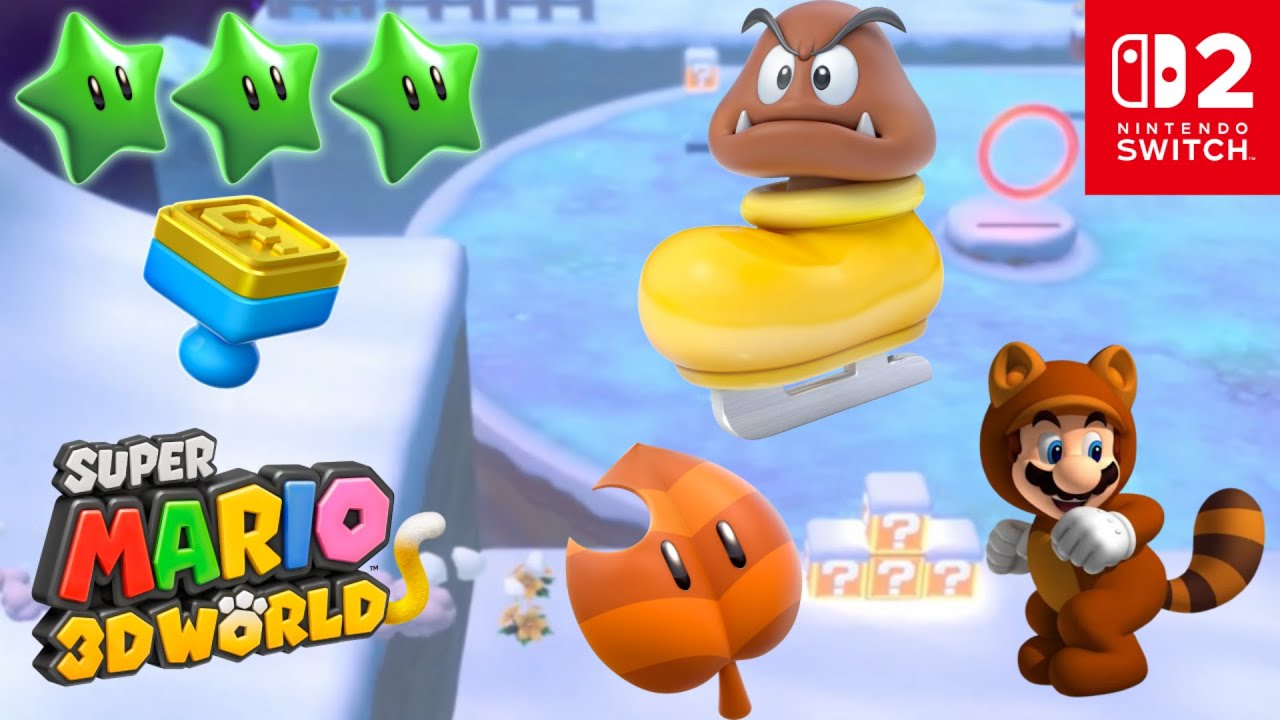 [Super Mario 3D World] WORLD 3-1 Snowball Park