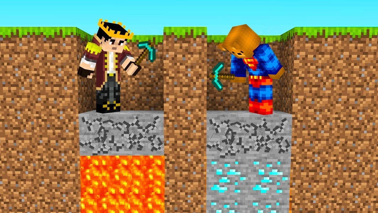 MORAMO KOPATI SAMO ISPOD SEBE U MINECRAFTU! (Dijamanti!)