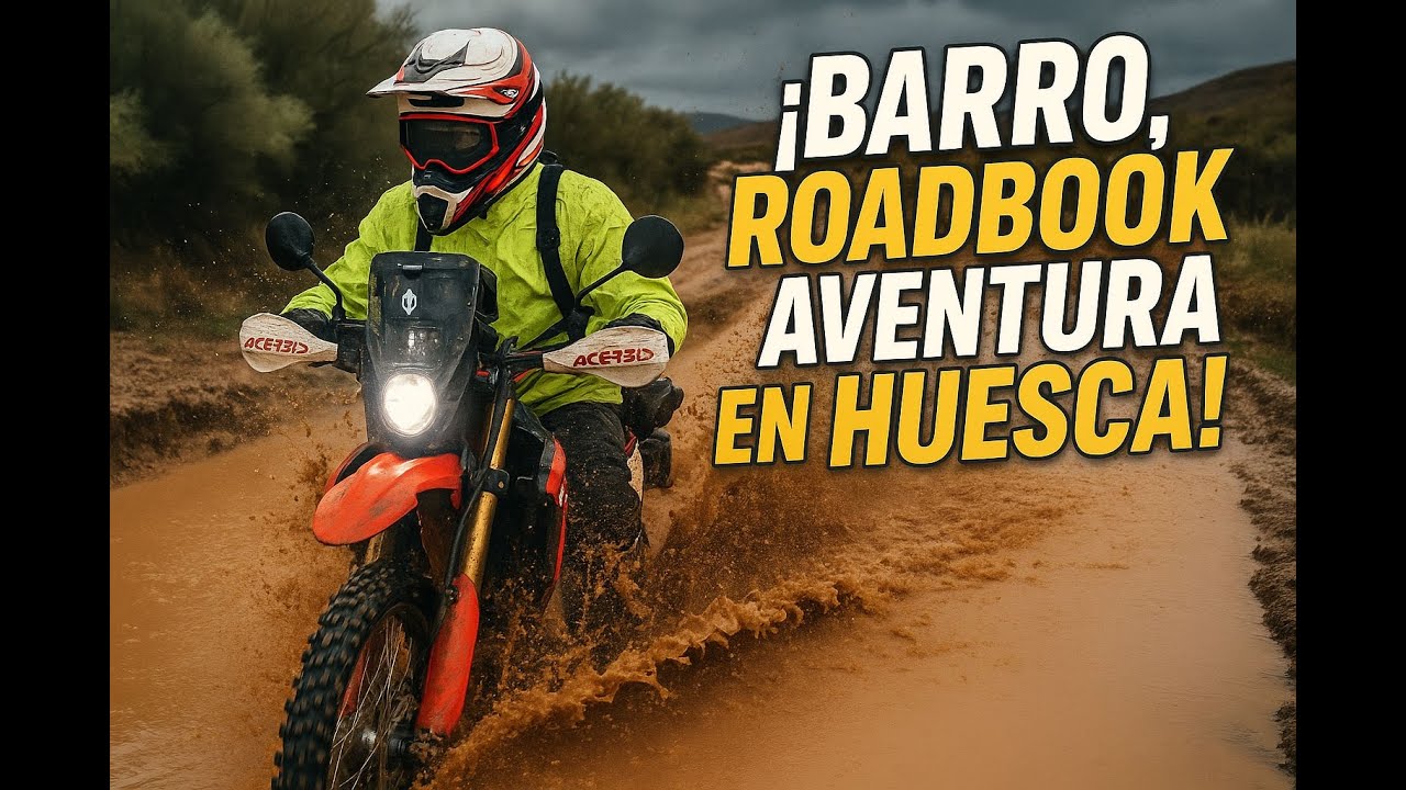 Barro, caídas y roadbook: así fue mi ruta del evento SOMPORT en Huesca en moto offroad🏍️💥