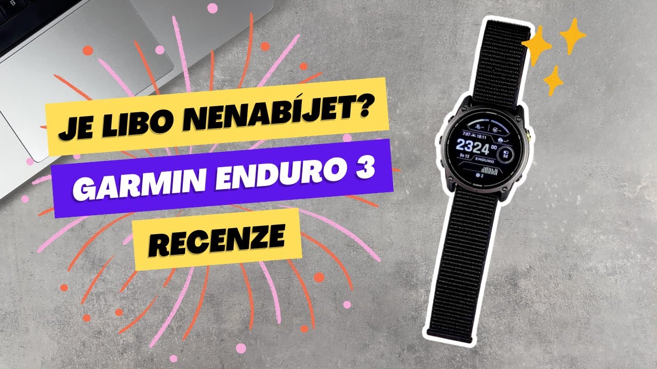Ultravýdrž 🔋 pro ultramaratonce 🏃‍♂️ Garmin Enduro 3 | Recenze