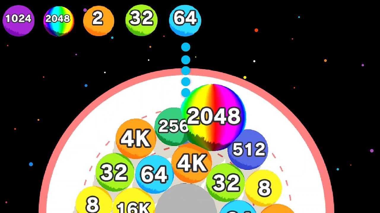 Spin 2048 - Puzzle Game | Merge Balls 3D