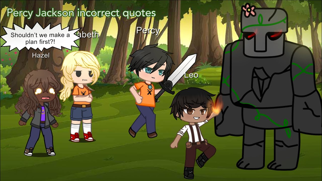 Percy Jackson incorrect quotes ll Gacha Club ll