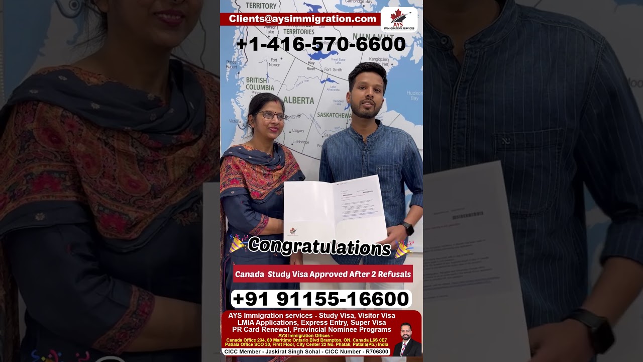 Canada Student Visa 2023 | AYS Immigration Success Stories | #immigrationcanada #rcic #canada