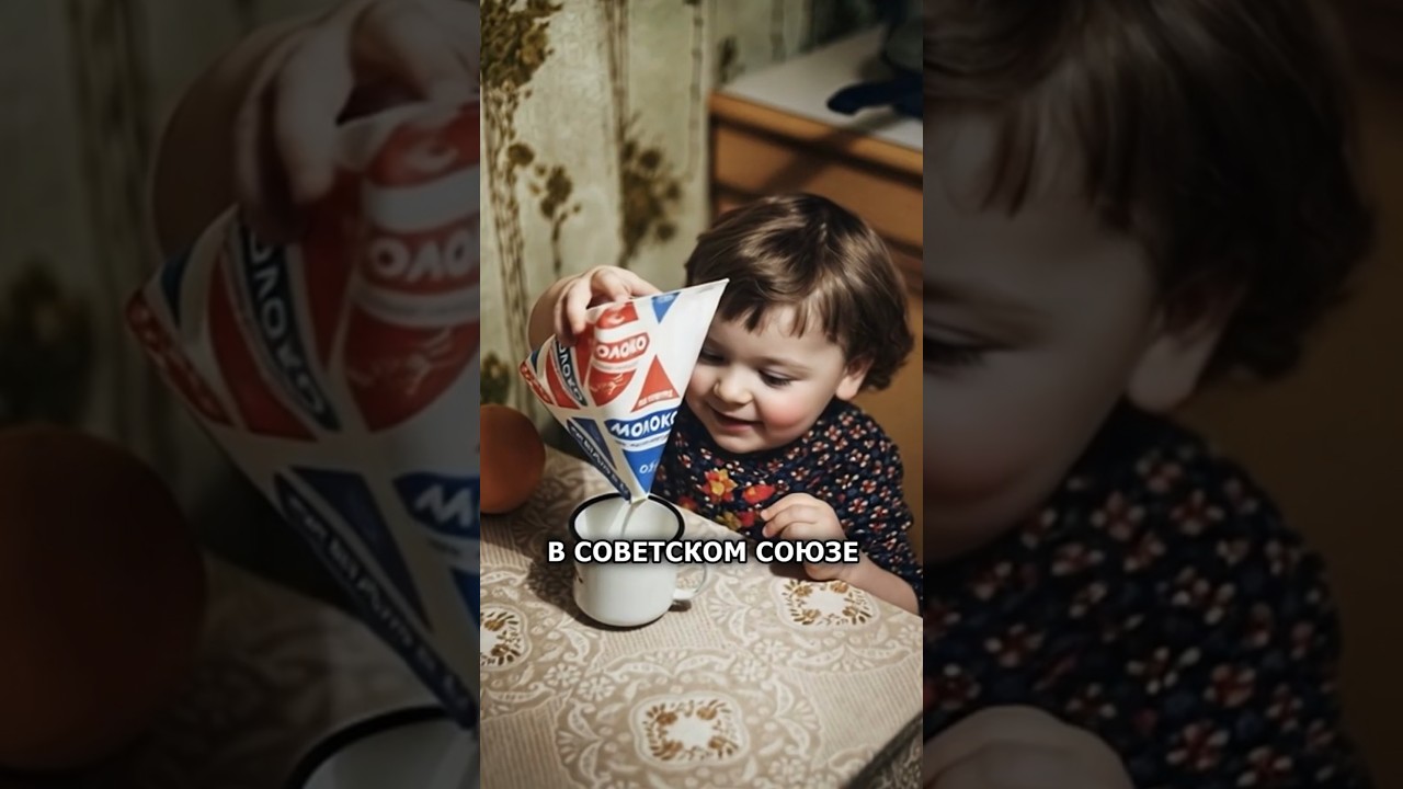 Почему в СССР молоко продавали в треугольных пакетах  #история #факты #ссср #history