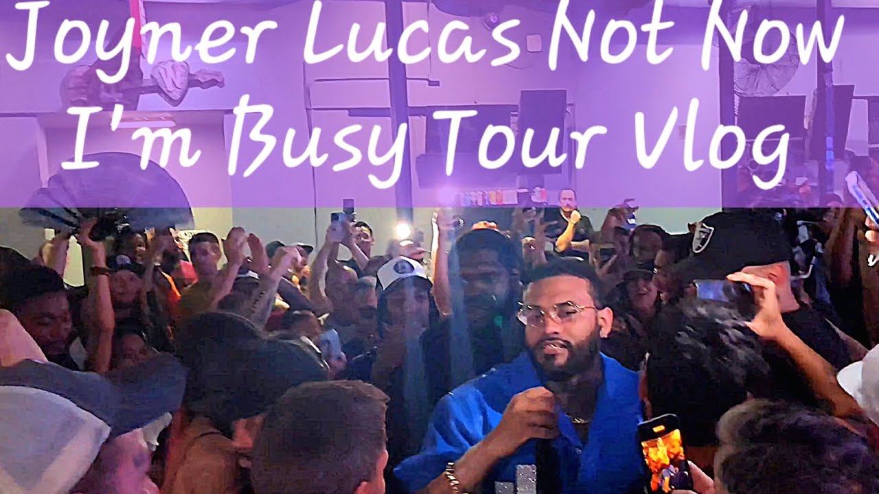 Joyner Lucas Show Feat Dax, and Millyz-St. Petersburg FL May 28th, 2024!