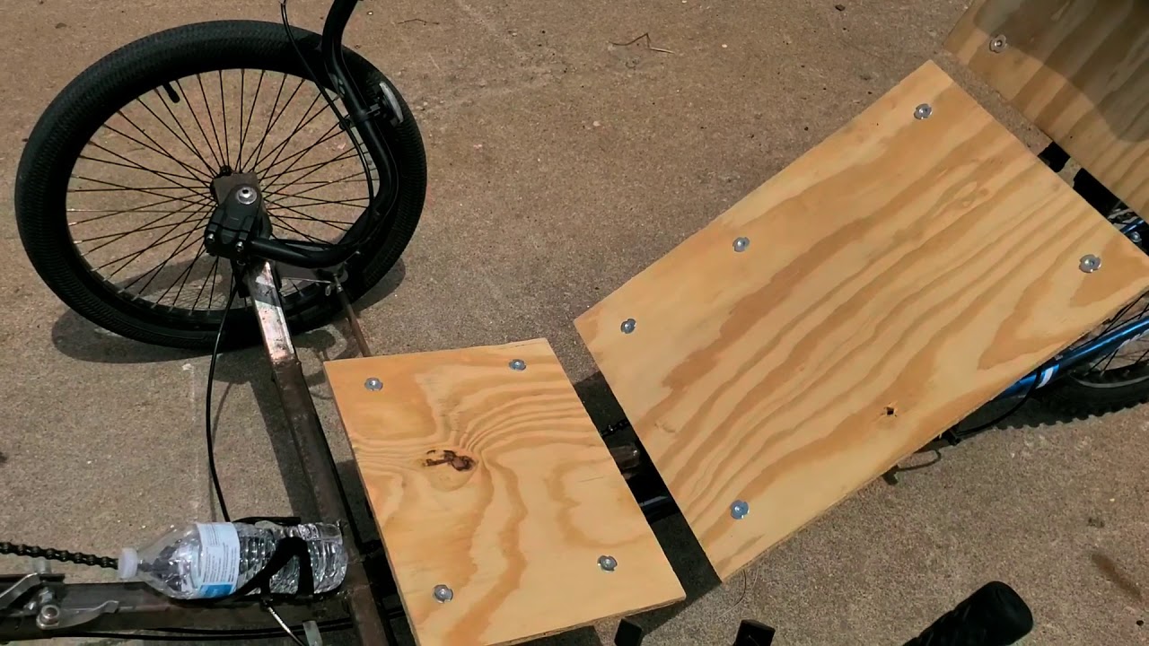 Homemade recumbent trike
