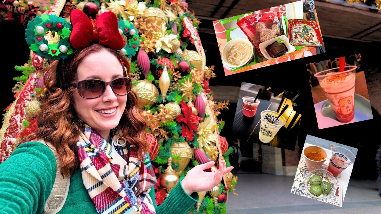 BEST Christmas Food and Drink At Tokyo Disney!!