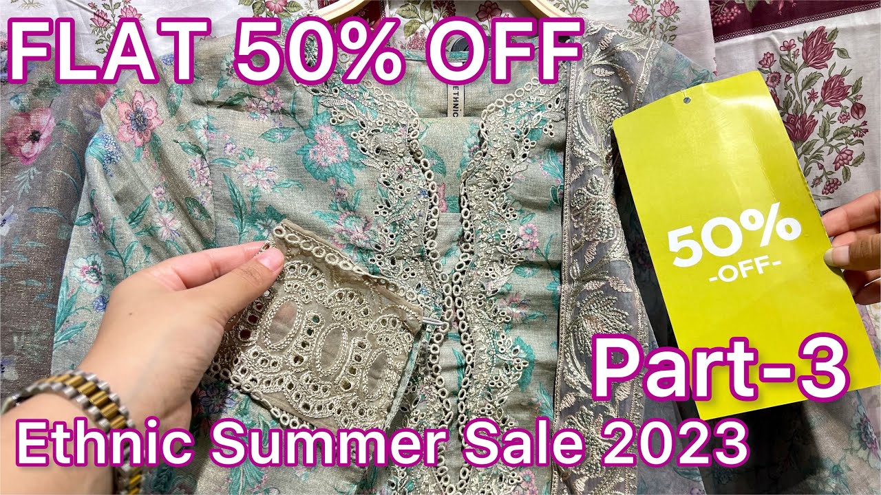 Flat 50% off ethnic sale 2023 | part-3 #sale #ethnic #ALLINONEALLINONE