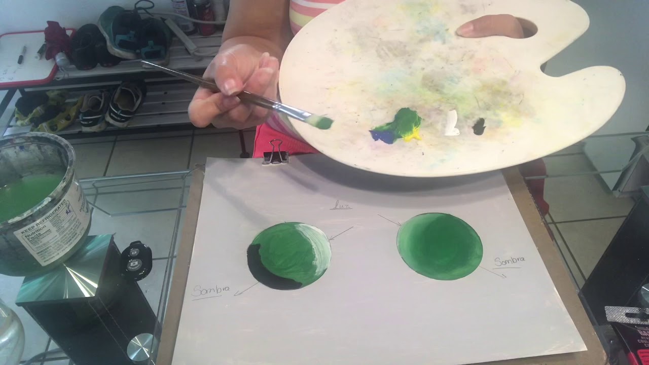 Luces y sombras en pintura acrílico