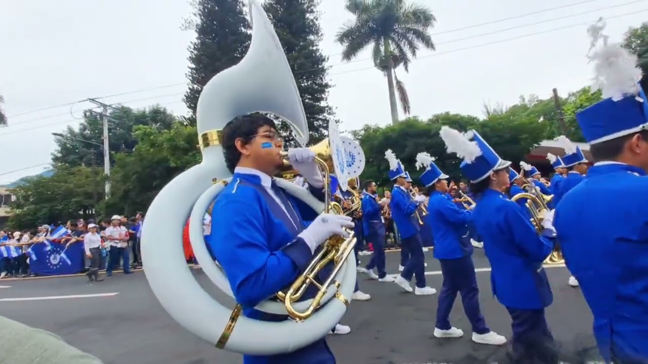 Desfile de la Independencia de El Salvador 2025 Banda El Salvador #elsalvador #independenceday 