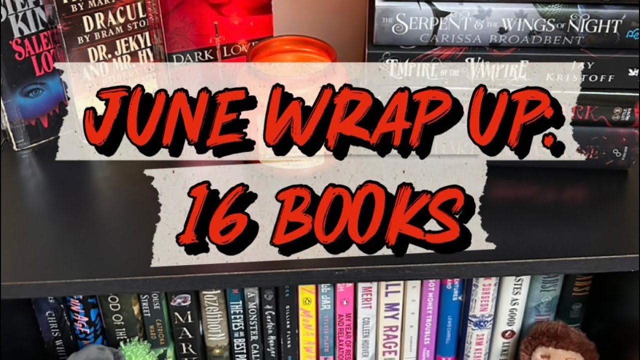 June 2026 Reading Wrap Up Vlog: 16 Books📚 