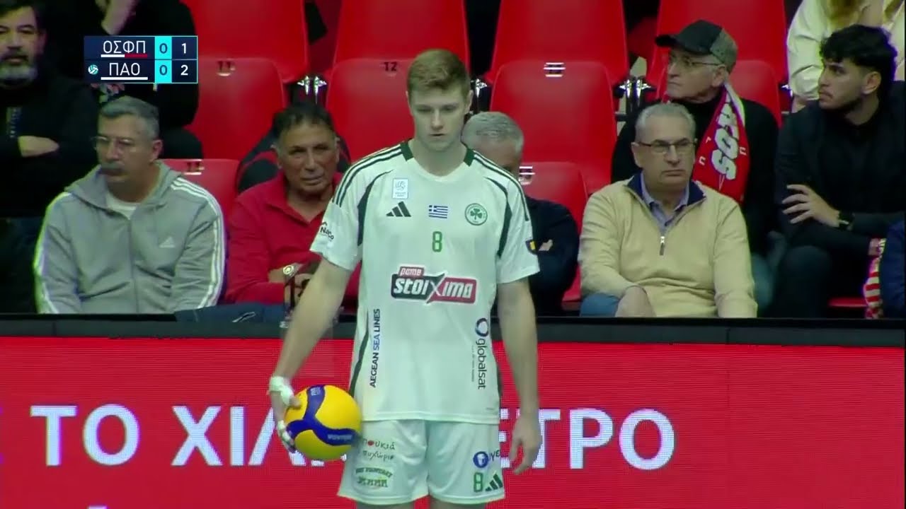 Volley League 2024-2025 | Ολυμπιακός – Παναθηναϊκός | Αγώνας | ΕΡΤ