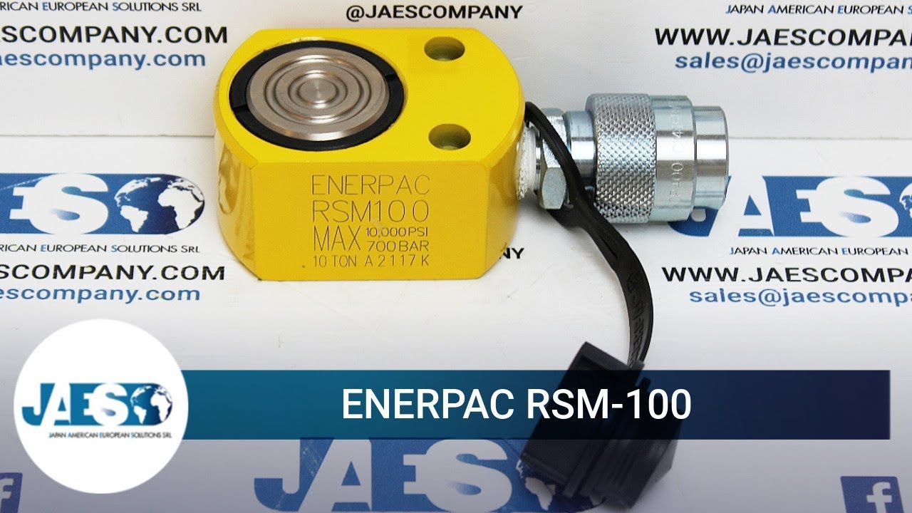 ENERPAC RSM-100 - 10 Ton Low Height Flat Jack Cylinder