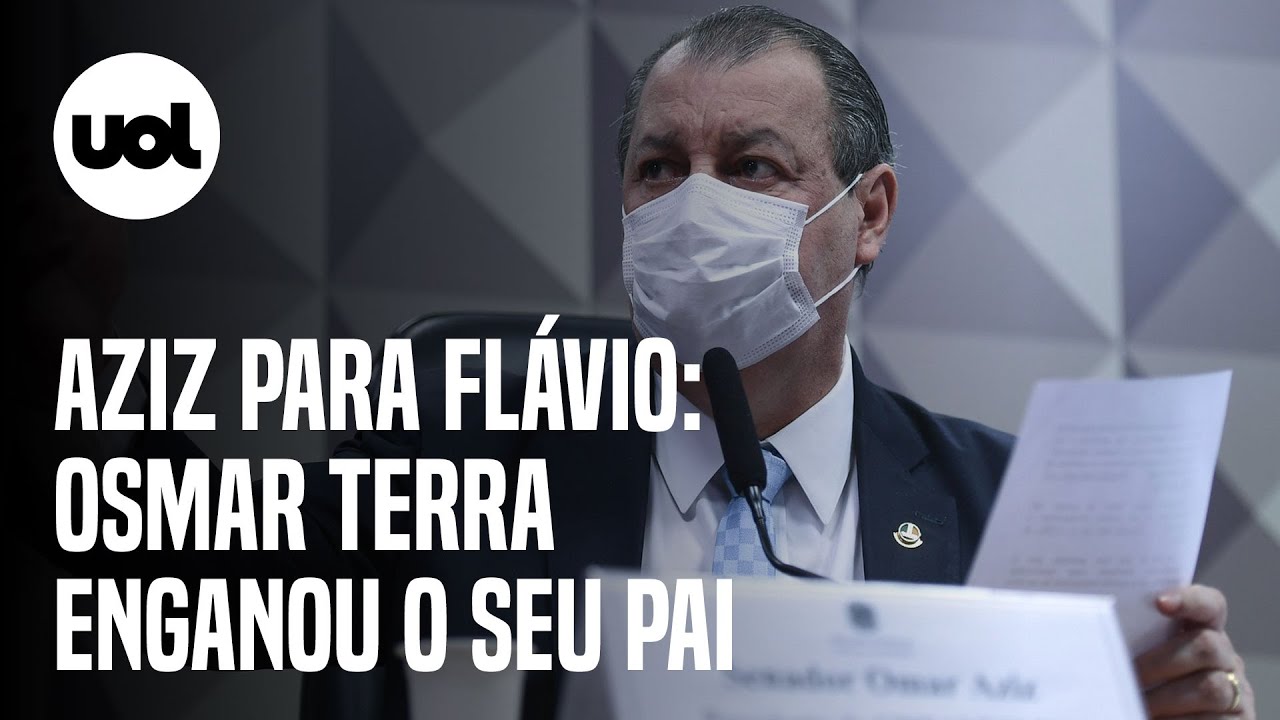 Omar Aziz chama Osmar Terra de 'fanfarrão' e provoca Flavio Bolsonaro: 