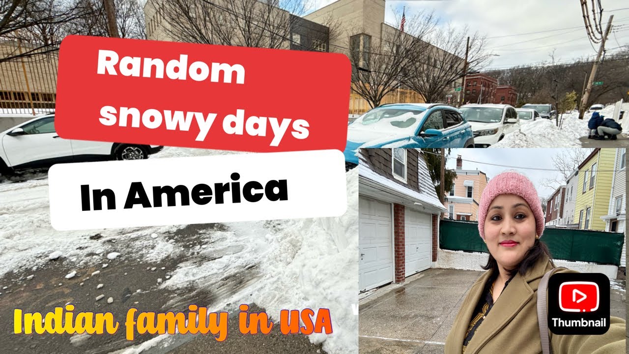 America me aajkal jam ke barf pad rahi hai/ snowy days in USA 🥶☃️/@namastefromnewyork/usa vlogs🤗🥶🥶🥶🧿
