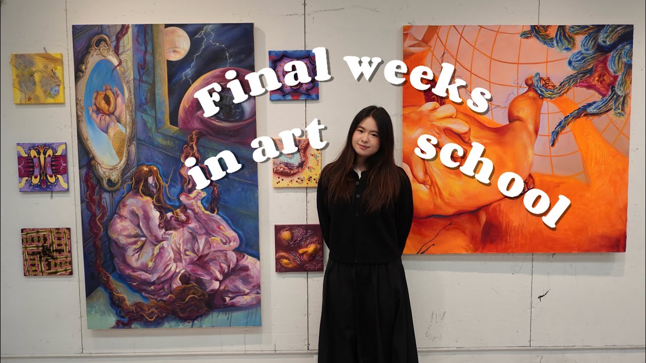 Final weeks as a sophomore painting student in RISD💨