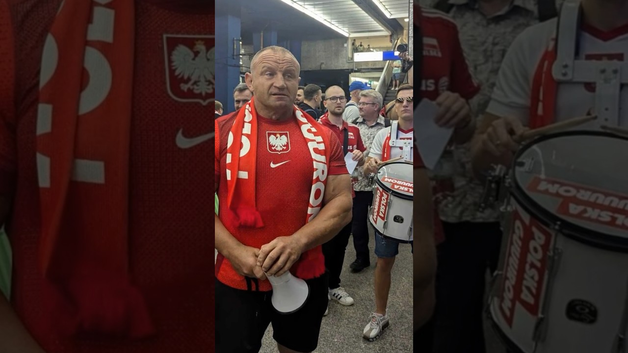 Mariusz Pudzianowski prowadził doping kibic&oacute;w reprezentacji Polski?!