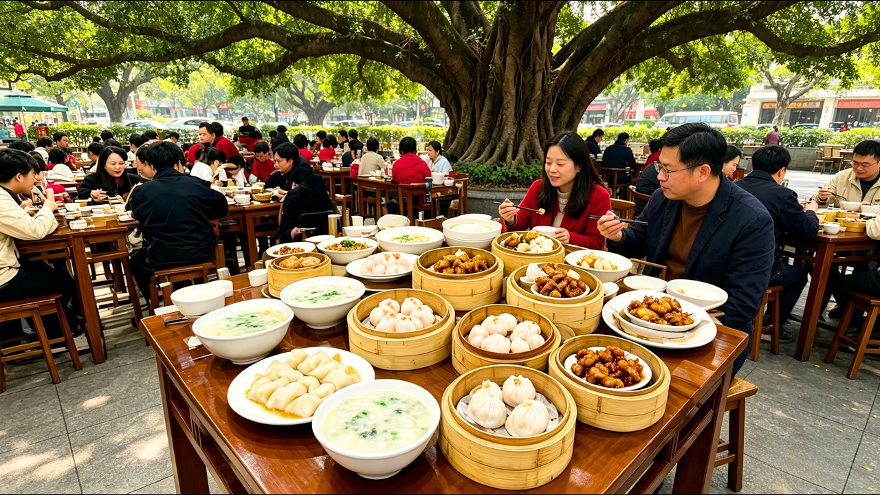 中国美食看广东，广东美食看顺德。这里不止经典早茶，肠粉，虾饺，牛肉丸，叉烧包，更有传统炸鱼饼、鲮鱼百变吃法、顺峰烧鸡，看河边木船修复老手艺。本期强推蕉蕾粥，鲜香味美，地道顺德风味十足