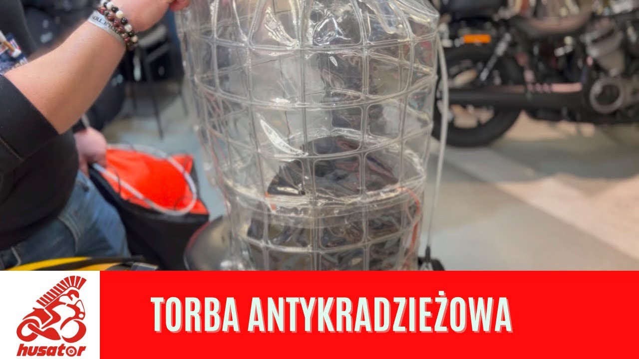 Torba antykradzieżowa na motocykl. Nowe rozwiązanie dla rider&oacute;w.