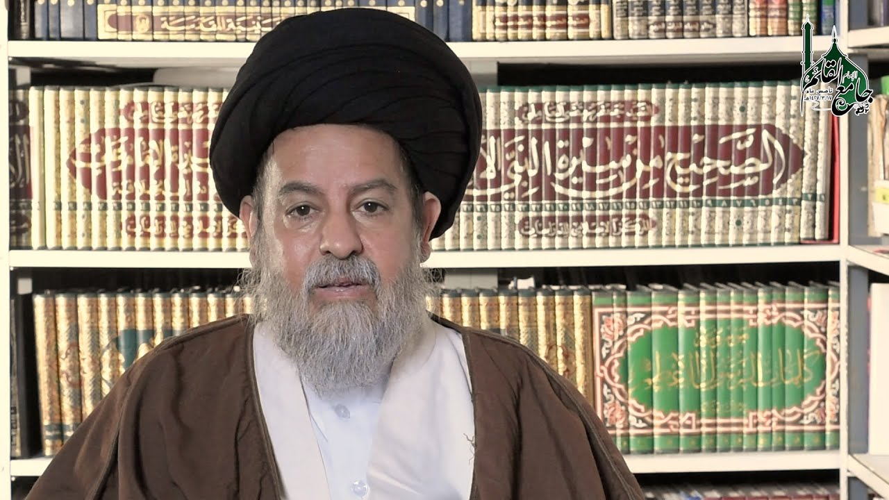 جامع الإمام القائم(عج)-سماحة العلامة الحجة السيد عبدالله الموسوي يطمئن المؤمنين على صحته ويشكرهم