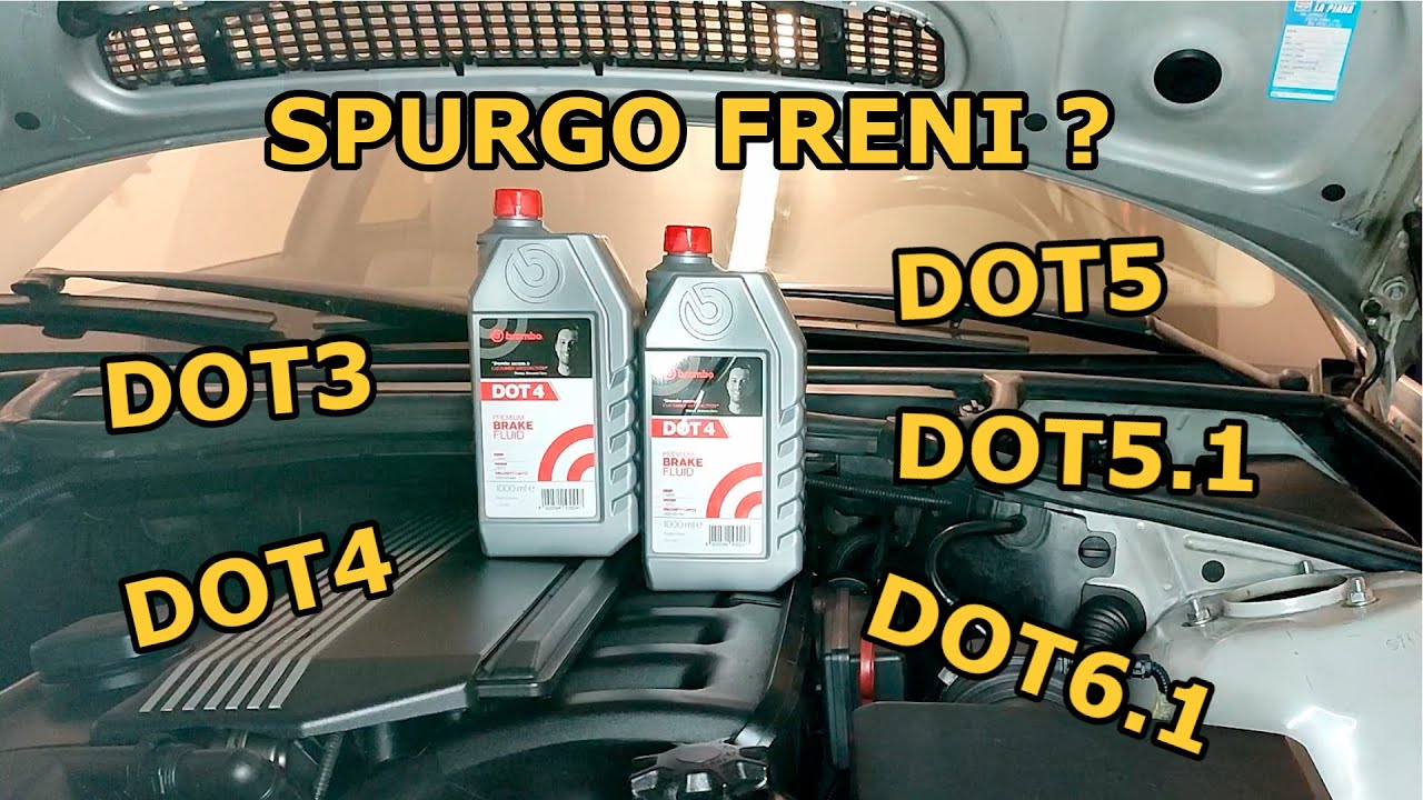 Come fare lo Spurgo Freni (da soli, senza aiuto) - Differenze negli oli freni