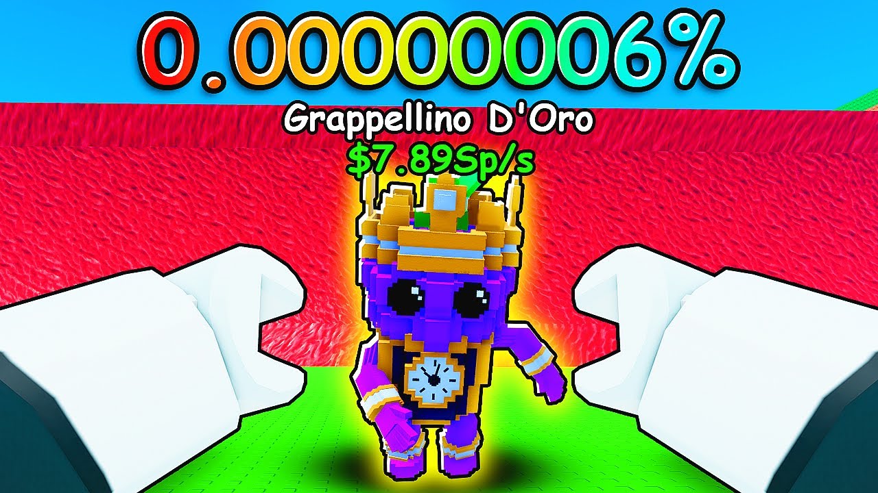 IMPOSSÍVEL! O BRAINROT MAIS RARO DO FUJA DO TSUNAMI PARA BRAINROTS! (ele vai ser meu...)
