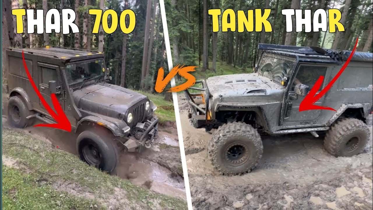 TANK THAR🔥 VS THAR 700 🔥||GULAB SINGH VLOGS