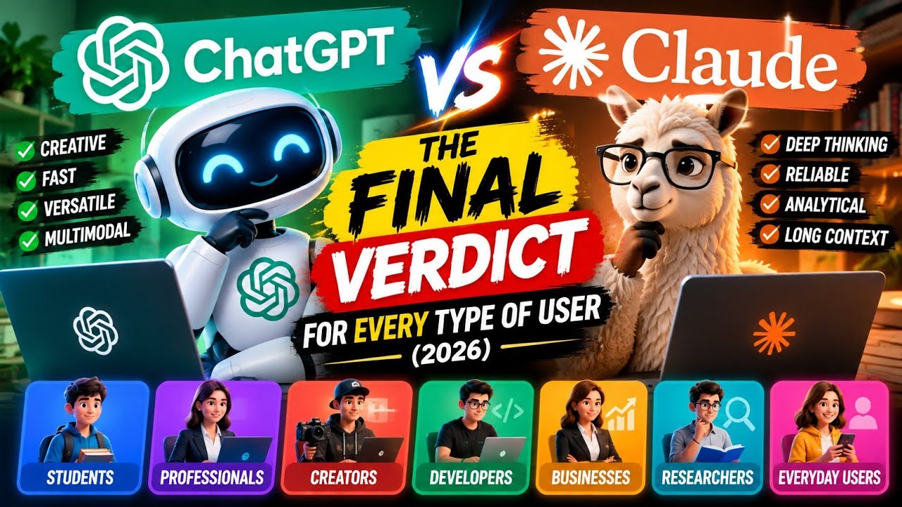 ChatGPT или Claude? ОКОНЧАТЕЛЬНЫЙ вердикт для каждого пользователя (2026)